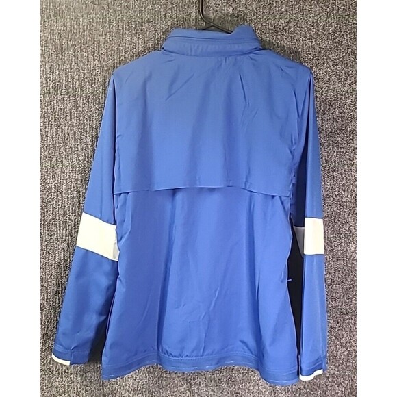 EUC Nike Dri Fit Duke University Jacket Womens Size Large Blue Vented Hooded - Picture 8 of 9